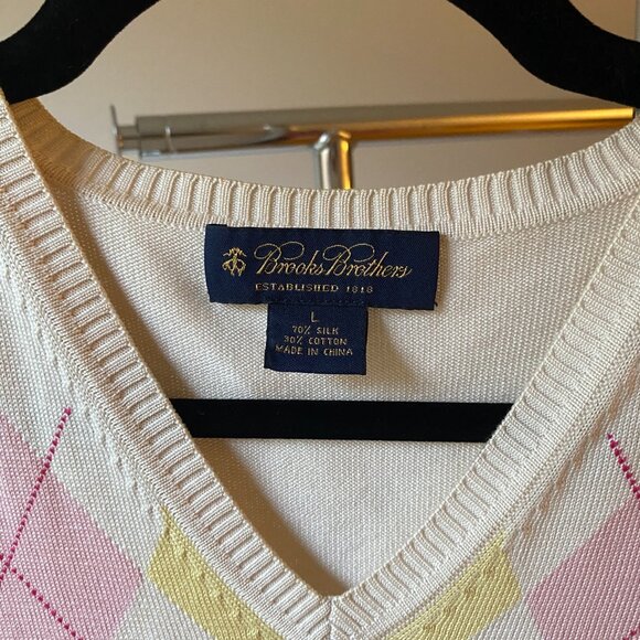 Brooks Brothers Argile Sweater Vest Womens - Picture 2 of 3